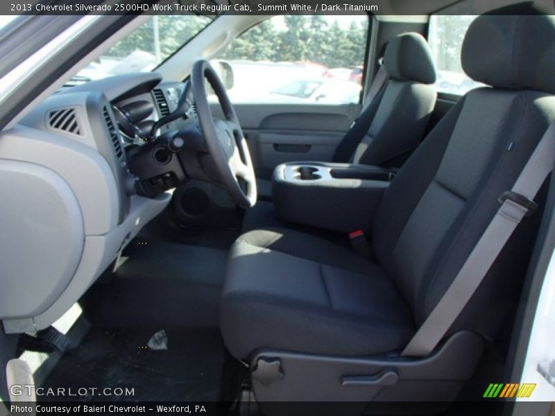 Summit White / Dark Titanium 2013 Chevrolet Silverado 2500HD Work Truck Regular Cab