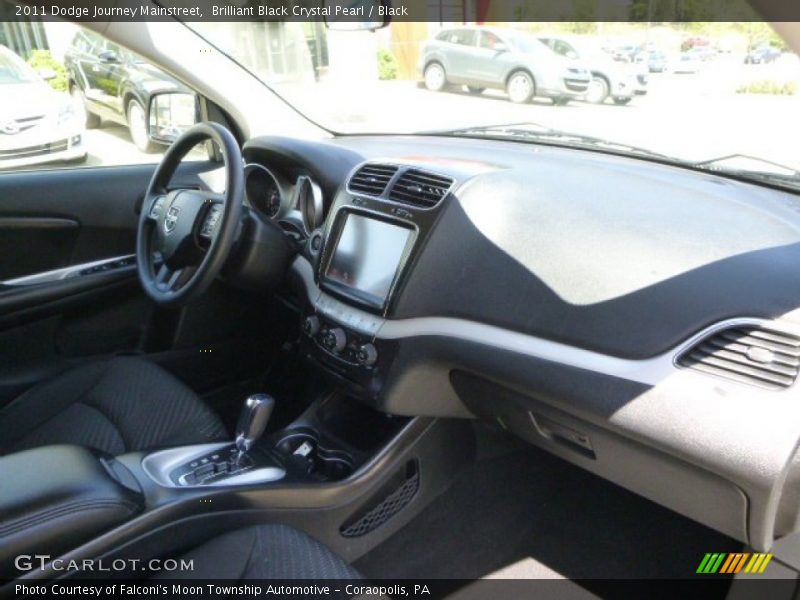 Brilliant Black Crystal Pearl / Black 2011 Dodge Journey Mainstreet