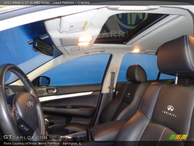 Liquid Platinum / Graphite 2011 Infiniti G 37 xS AWD Sedan