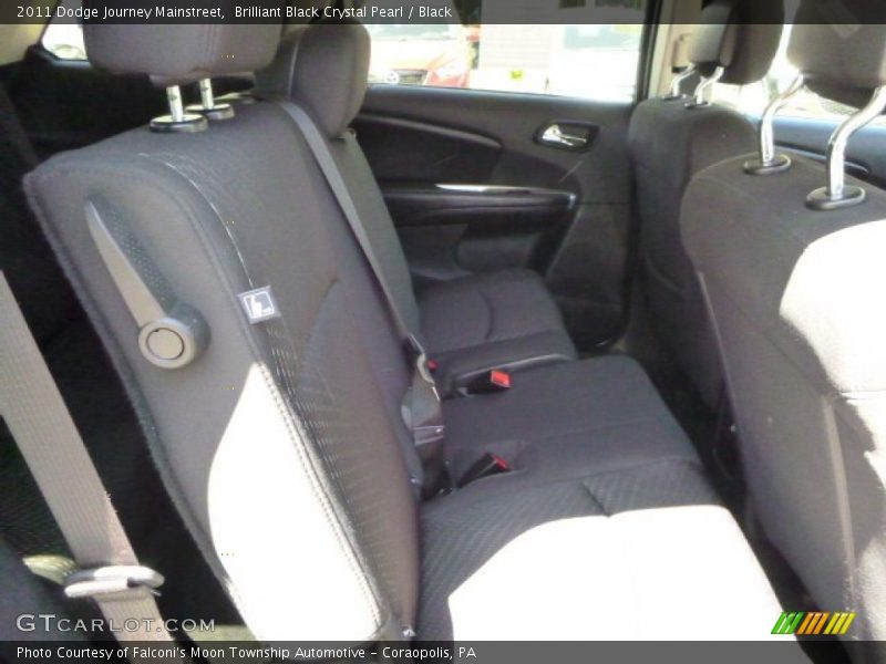 Brilliant Black Crystal Pearl / Black 2011 Dodge Journey Mainstreet