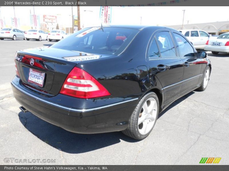 Black / Black 2006 Mercedes-Benz C 230 Sport