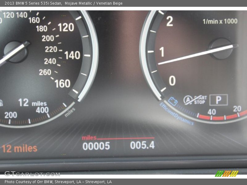 Mojave Metallic / Venetian Beige 2013 BMW 5 Series 535i Sedan
