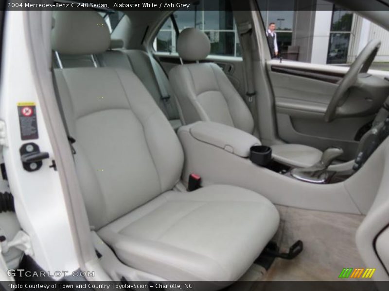 Alabaster White / Ash Grey 2004 Mercedes-Benz C 240 Sedan