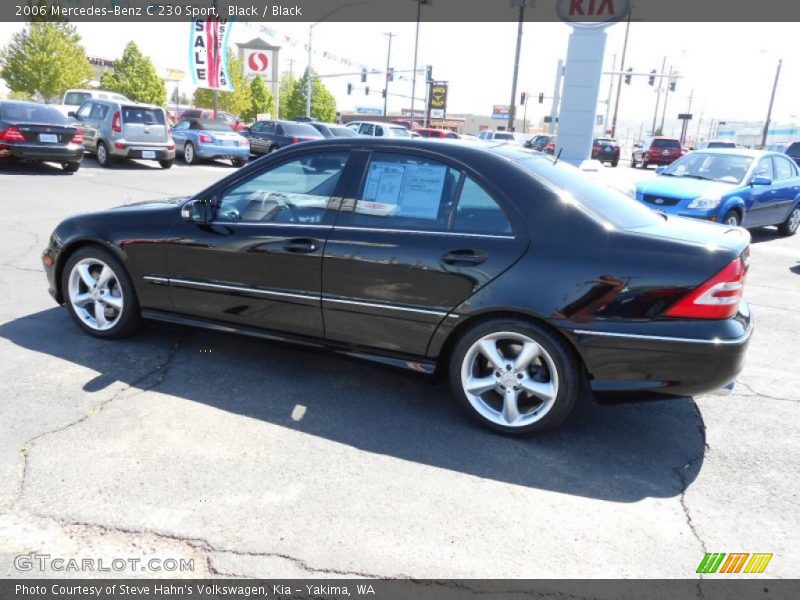 Black / Black 2006 Mercedes-Benz C 230 Sport