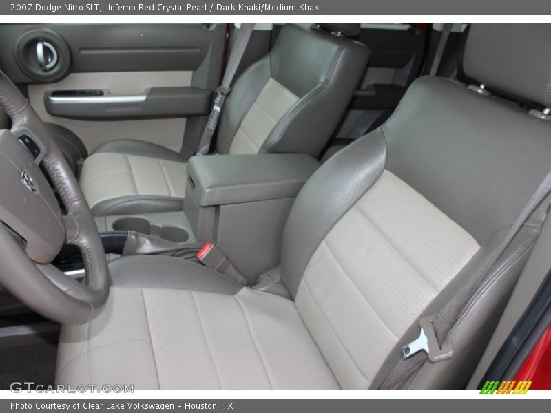 Inferno Red Crystal Pearl / Dark Khaki/Medium Khaki 2007 Dodge Nitro SLT