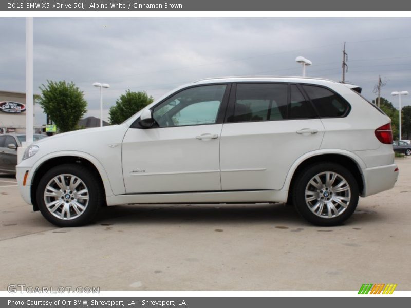  2013 X5 xDrive 50i Alpine White