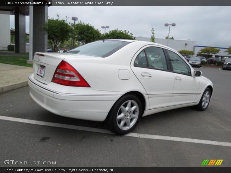 Alabaster White / Ash Grey 2004 Mercedes-Benz C 240 Sedan