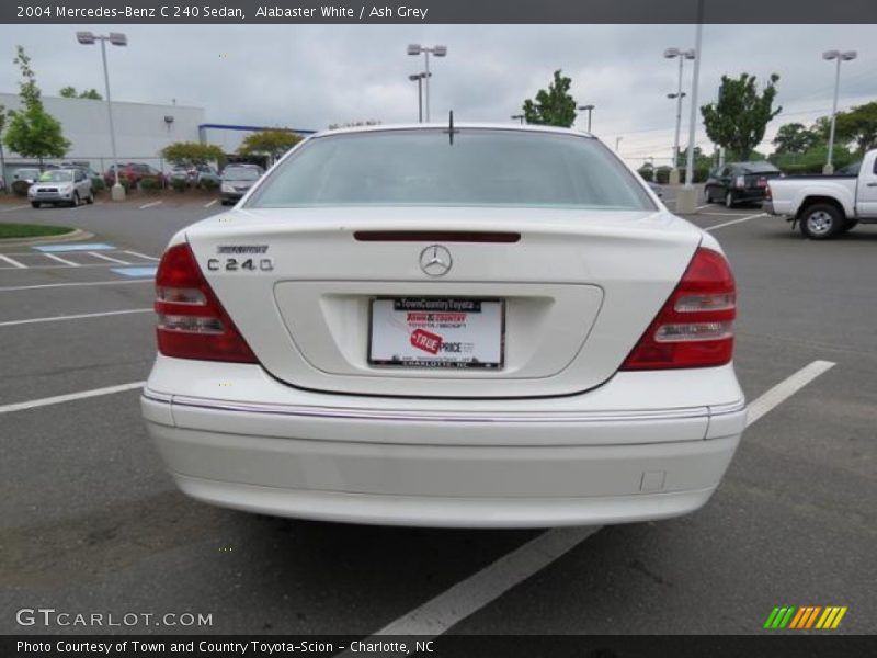 Alabaster White / Ash Grey 2004 Mercedes-Benz C 240 Sedan