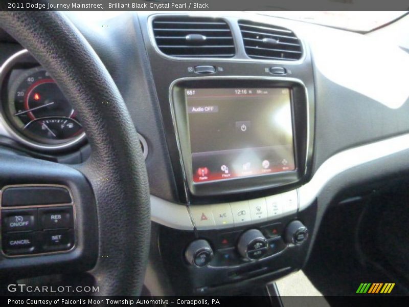 Brilliant Black Crystal Pearl / Black 2011 Dodge Journey Mainstreet