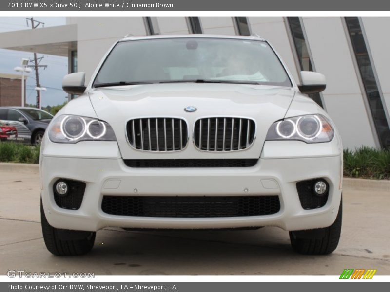 Alpine White / Cinnamon Brown 2013 BMW X5 xDrive 50i