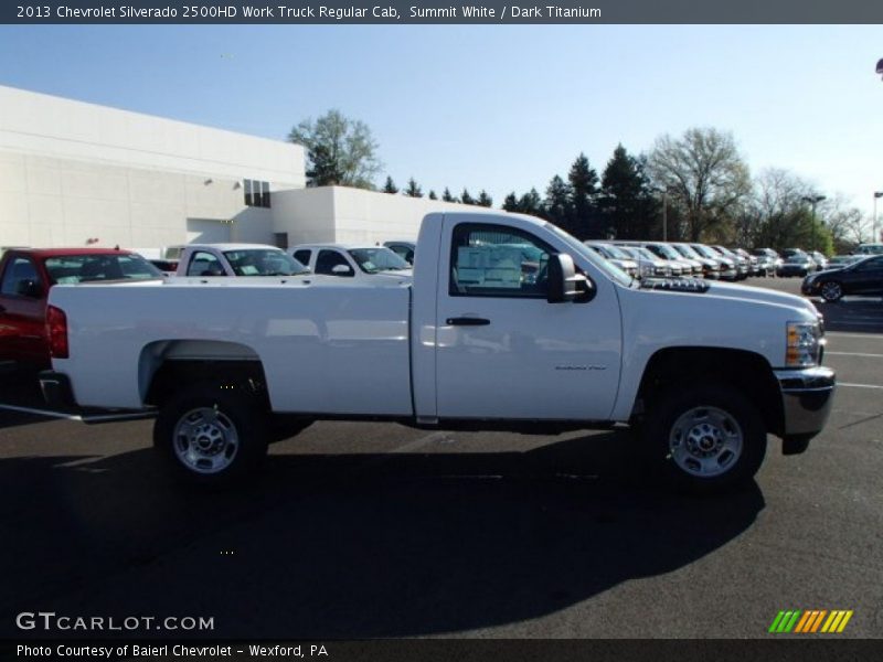 Summit White / Dark Titanium 2013 Chevrolet Silverado 2500HD Work Truck Regular Cab