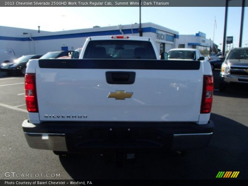 Summit White / Dark Titanium 2013 Chevrolet Silverado 2500HD Work Truck Regular Cab