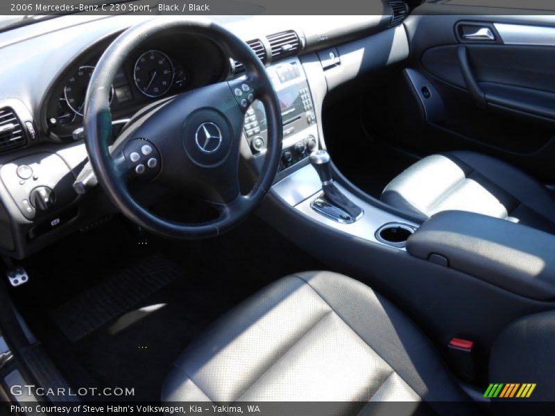 Black / Black 2006 Mercedes-Benz C 230 Sport