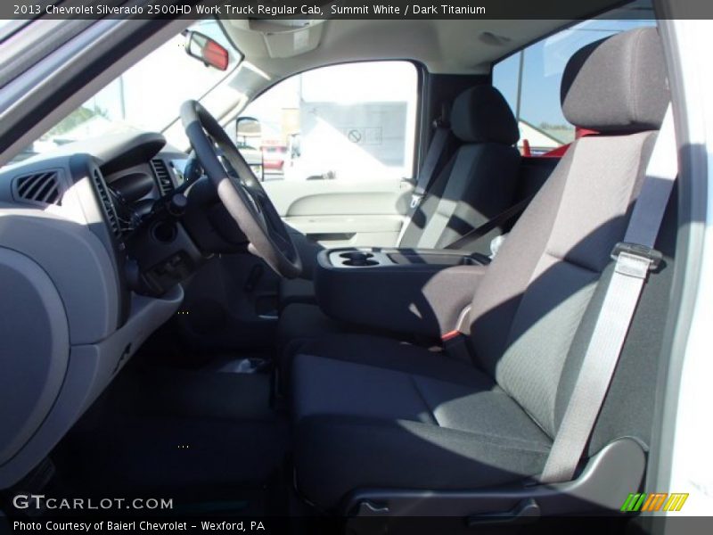 Summit White / Dark Titanium 2013 Chevrolet Silverado 2500HD Work Truck Regular Cab