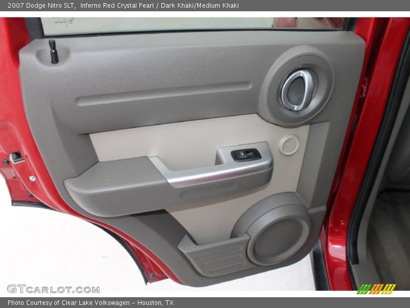 Inferno Red Crystal Pearl / Dark Khaki/Medium Khaki 2007 Dodge Nitro SLT