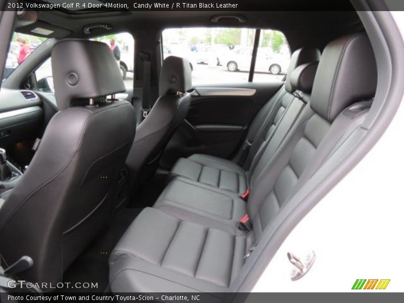 Rear Seat of 2012 Golf R 4 Door 4Motion