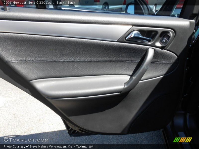 Black / Black 2006 Mercedes-Benz C 230 Sport