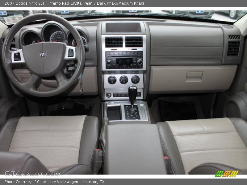 Inferno Red Crystal Pearl / Dark Khaki/Medium Khaki 2007 Dodge Nitro SLT