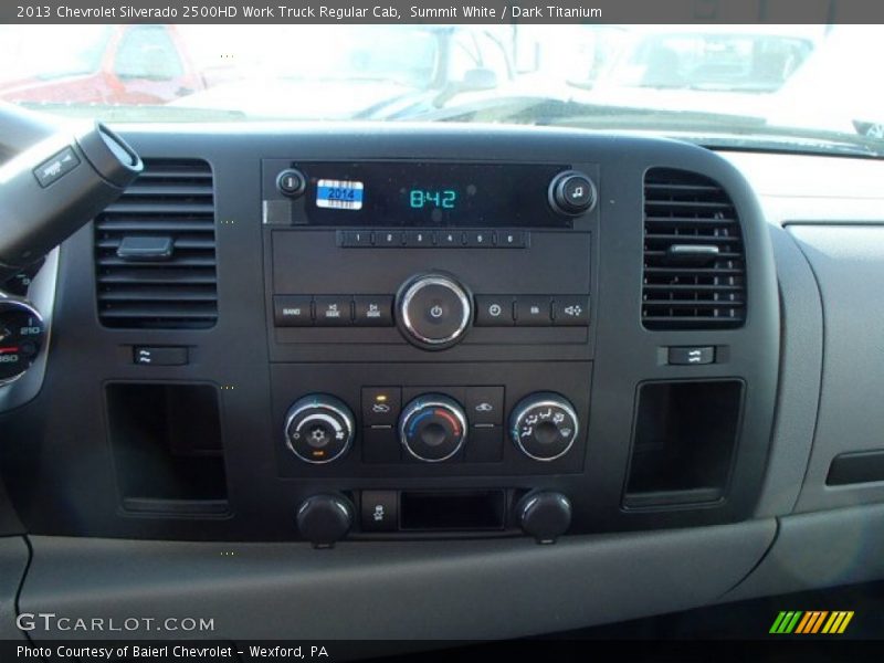 Summit White / Dark Titanium 2013 Chevrolet Silverado 2500HD Work Truck Regular Cab