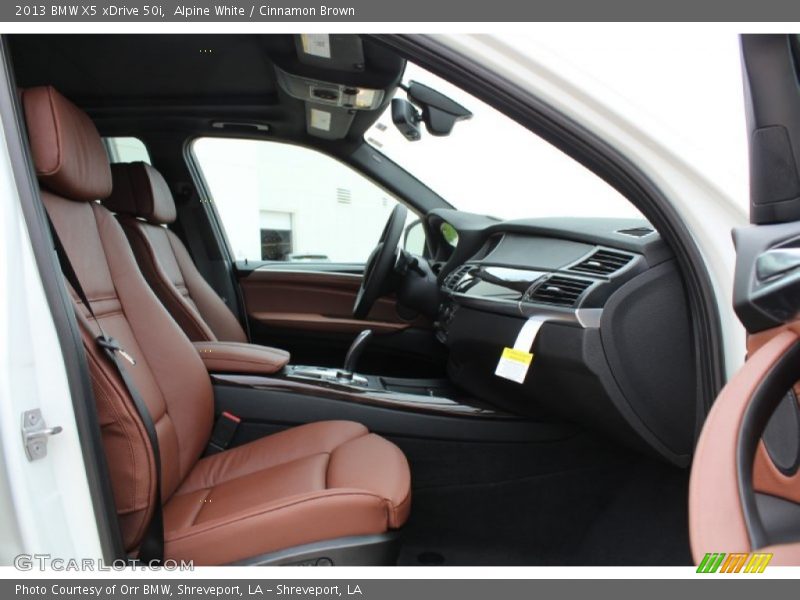 Alpine White / Cinnamon Brown 2013 BMW X5 xDrive 50i