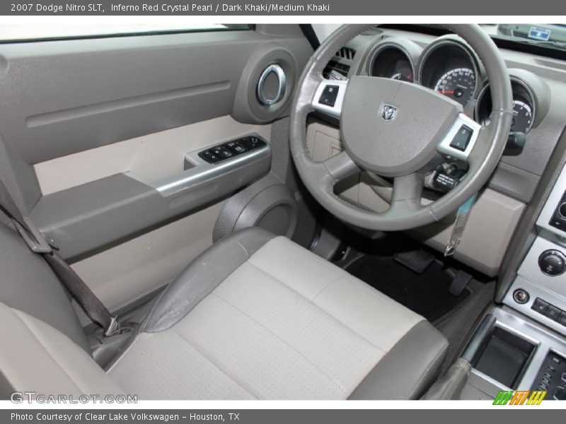 Inferno Red Crystal Pearl / Dark Khaki/Medium Khaki 2007 Dodge Nitro SLT