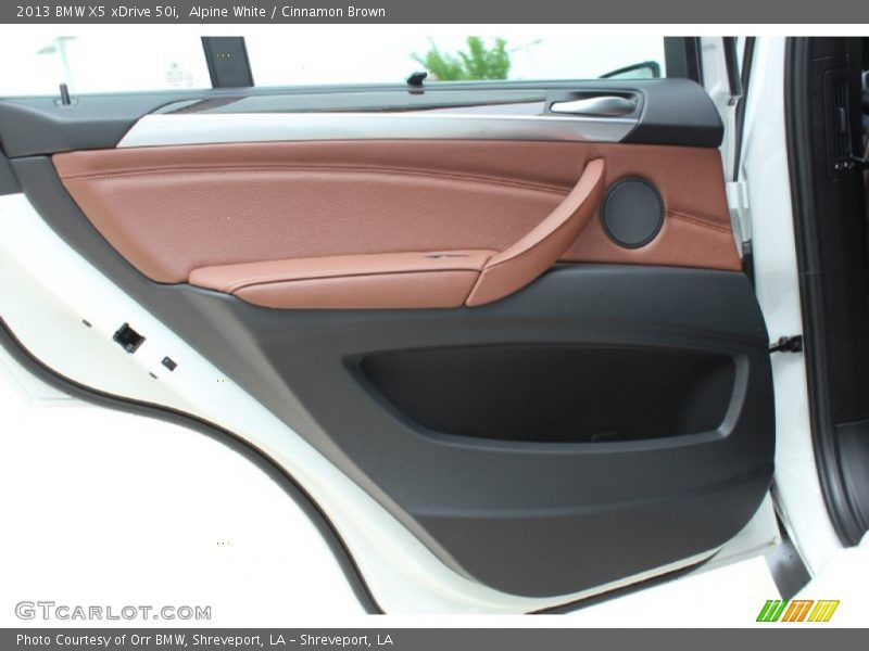 Alpine White / Cinnamon Brown 2013 BMW X5 xDrive 50i