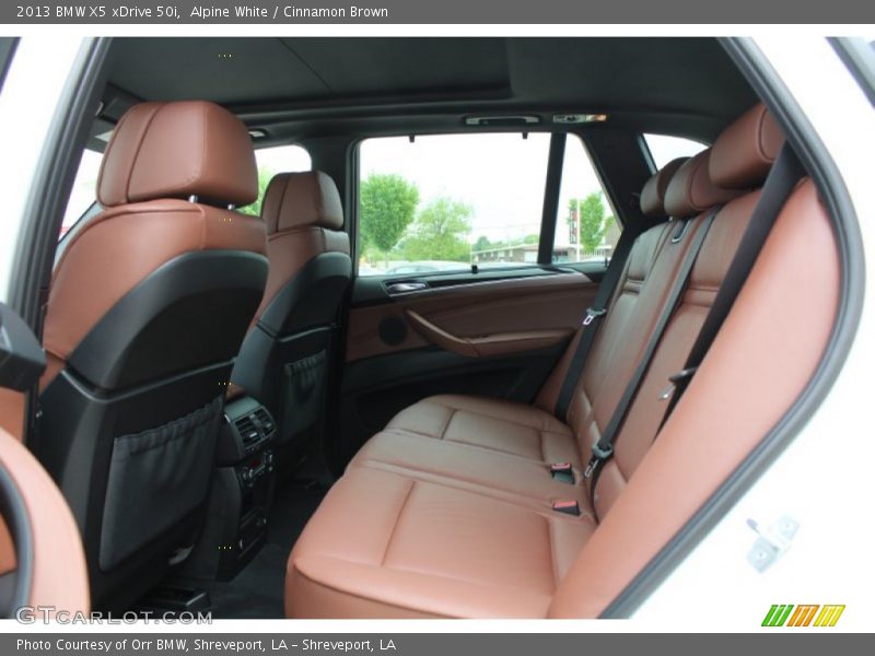 Rear Seat of 2013 X5 xDrive 50i