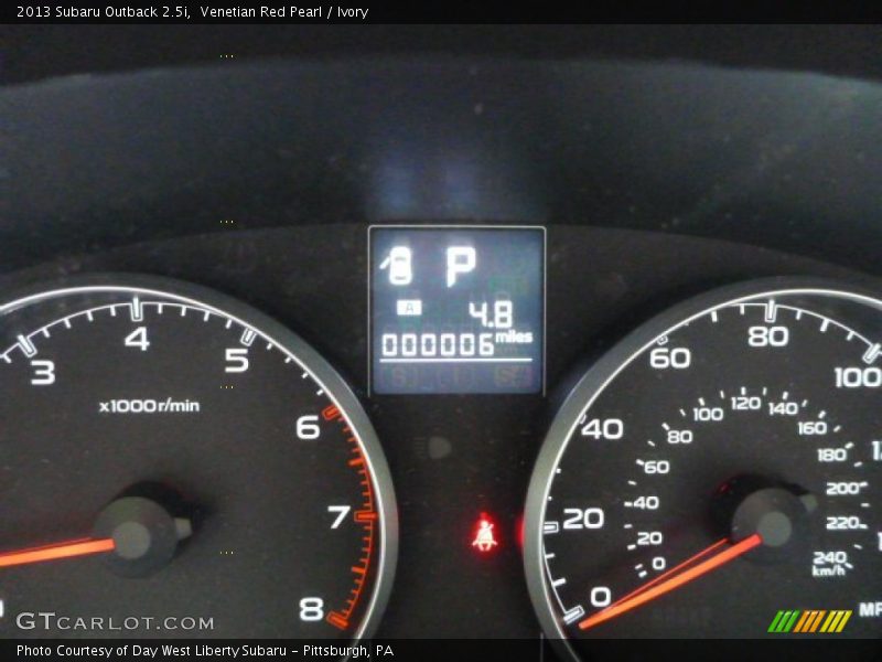Venetian Red Pearl / Ivory 2013 Subaru Outback 2.5i