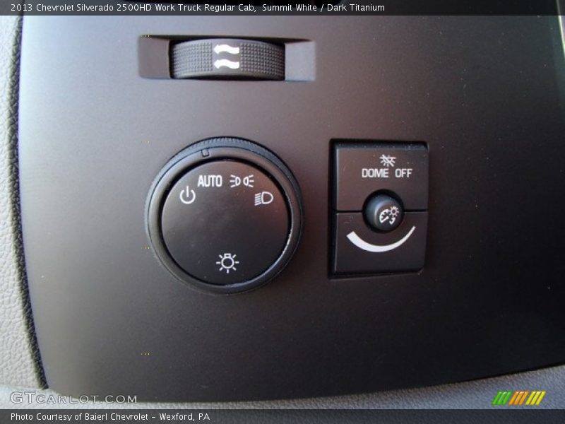 Summit White / Dark Titanium 2013 Chevrolet Silverado 2500HD Work Truck Regular Cab
