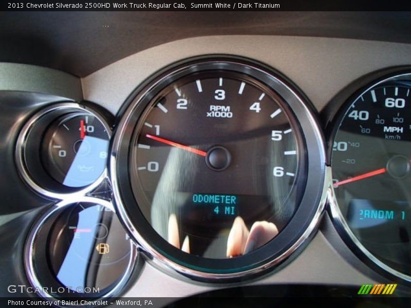 Summit White / Dark Titanium 2013 Chevrolet Silverado 2500HD Work Truck Regular Cab