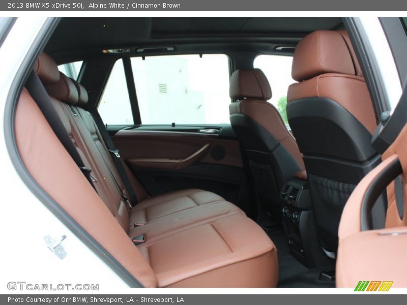 Alpine White / Cinnamon Brown 2013 BMW X5 xDrive 50i
