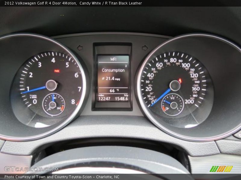  2012 Golf R 4 Door 4Motion 4 Door 4Motion Gauges