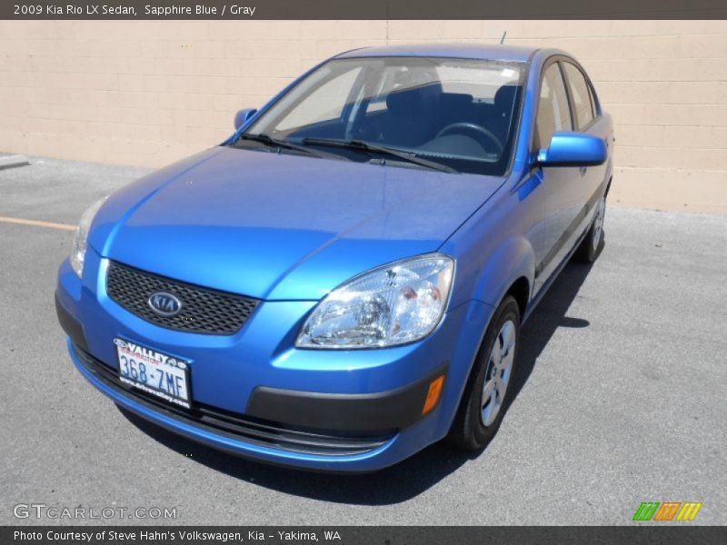 Sapphire Blue / Gray 2009 Kia Rio LX Sedan