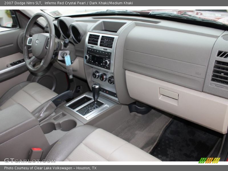 Inferno Red Crystal Pearl / Dark Khaki/Medium Khaki 2007 Dodge Nitro SLT