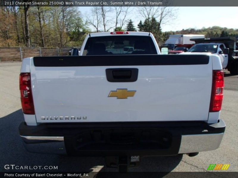 Summit White / Dark Titanium 2013 Chevrolet Silverado 2500HD Work Truck Regular Cab