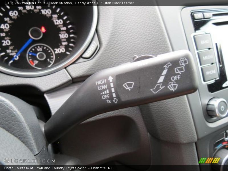 Controls of 2012 Golf R 4 Door 4Motion