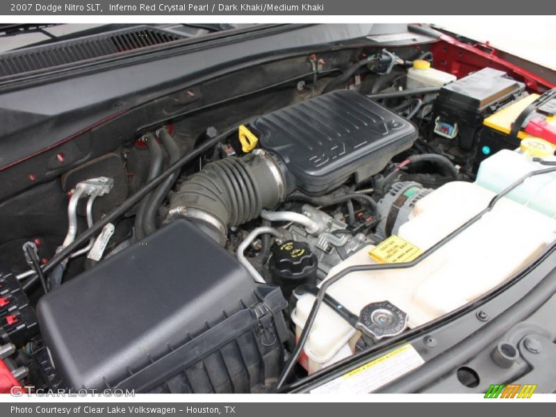 Inferno Red Crystal Pearl / Dark Khaki/Medium Khaki 2007 Dodge Nitro SLT