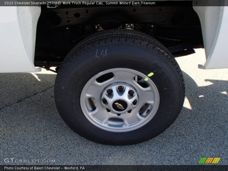 Summit White / Dark Titanium 2013 Chevrolet Silverado 2500HD Work Truck Regular Cab