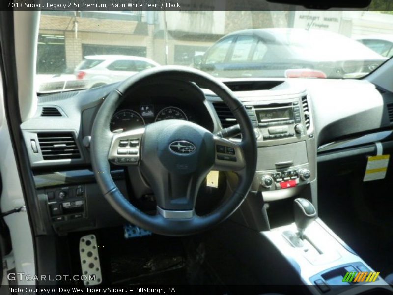 Satin White Pearl / Black 2013 Subaru Legacy 2.5i Premium