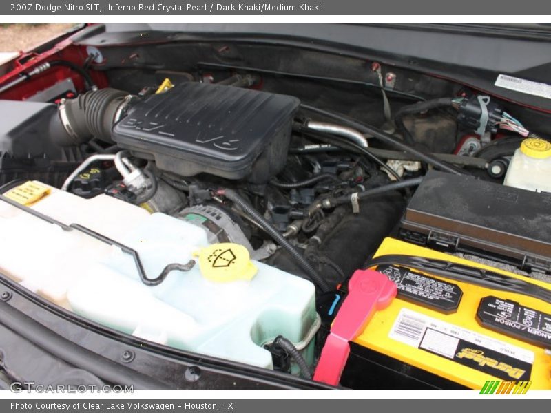 Inferno Red Crystal Pearl / Dark Khaki/Medium Khaki 2007 Dodge Nitro SLT