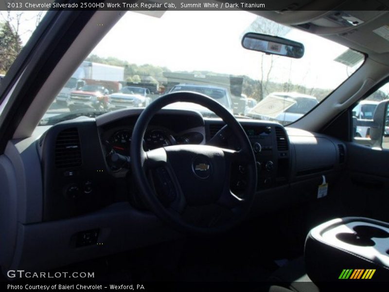 Summit White / Dark Titanium 2013 Chevrolet Silverado 2500HD Work Truck Regular Cab