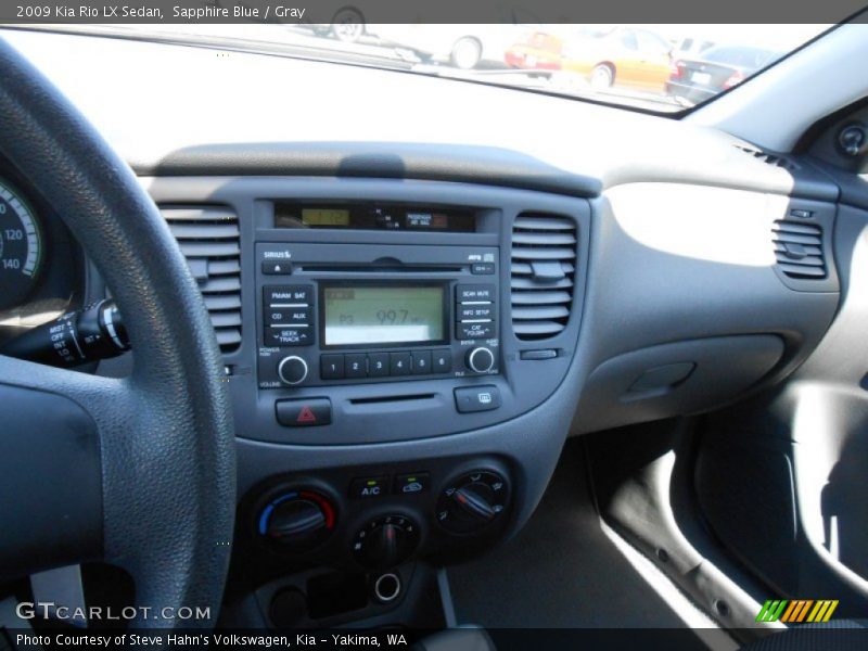 Sapphire Blue / Gray 2009 Kia Rio LX Sedan