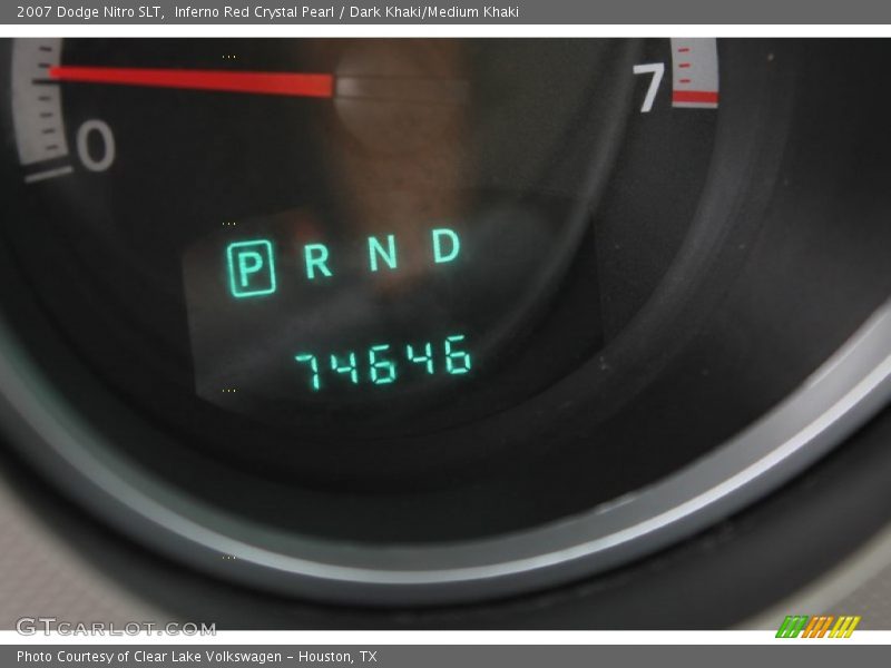 Inferno Red Crystal Pearl / Dark Khaki/Medium Khaki 2007 Dodge Nitro SLT