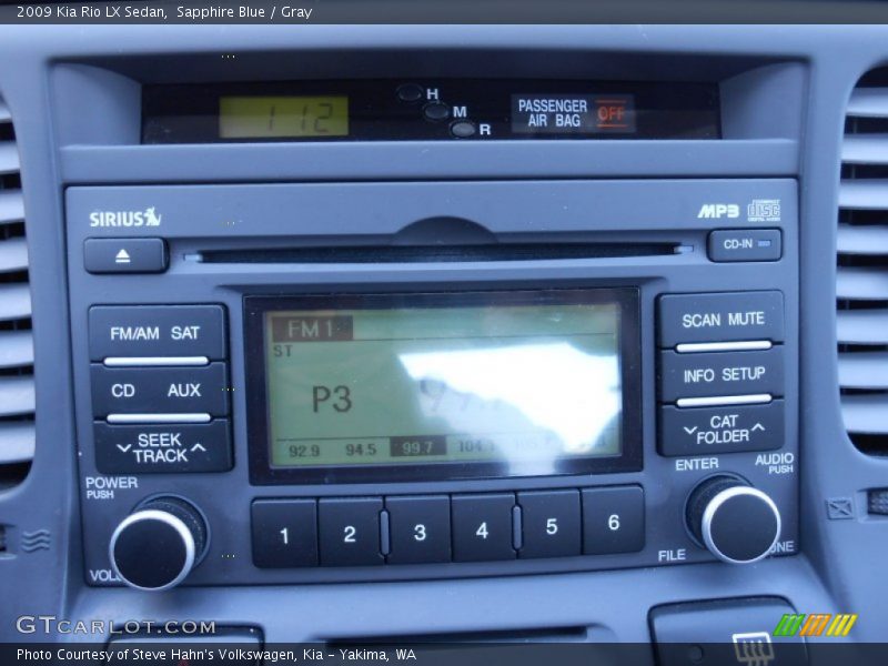 Audio System of 2009 Rio LX Sedan