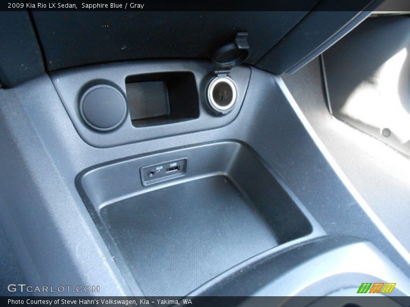 Sapphire Blue / Gray 2009 Kia Rio LX Sedan