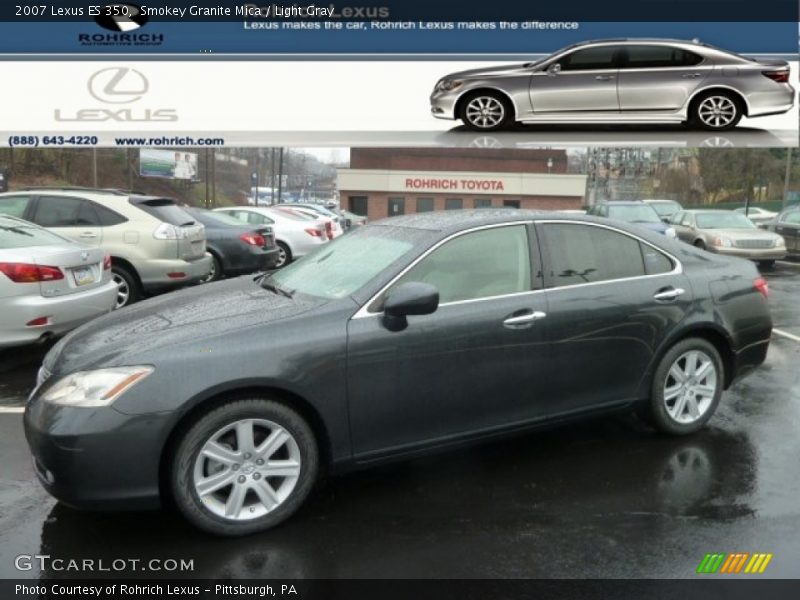 Smokey Granite Mica / Light Gray 2007 Lexus ES 350