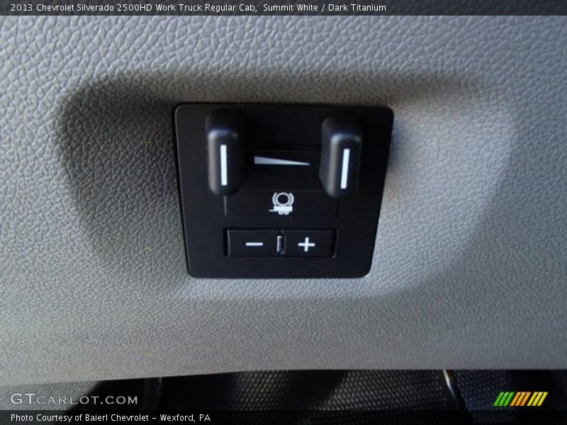 Summit White / Dark Titanium 2013 Chevrolet Silverado 2500HD Work Truck Regular Cab