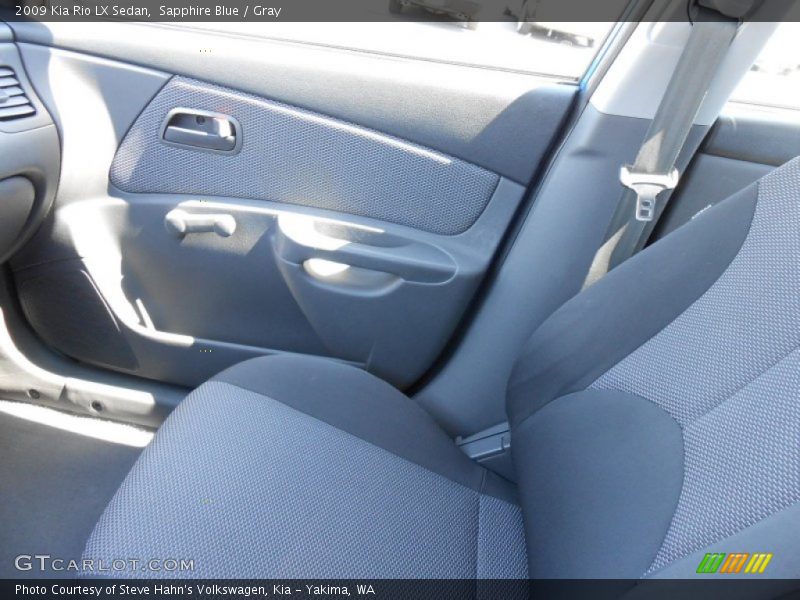 Sapphire Blue / Gray 2009 Kia Rio LX Sedan