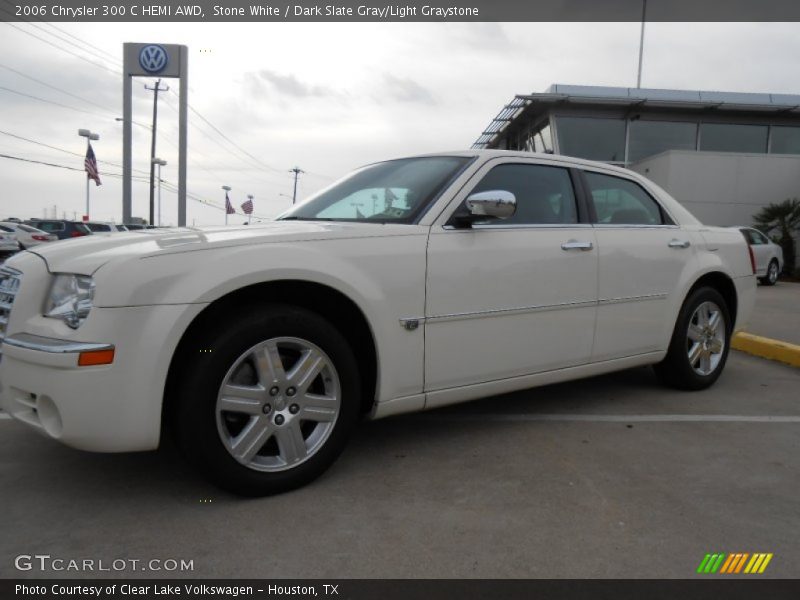 Stone White / Dark Slate Gray/Light Graystone 2006 Chrysler 300 C HEMI AWD