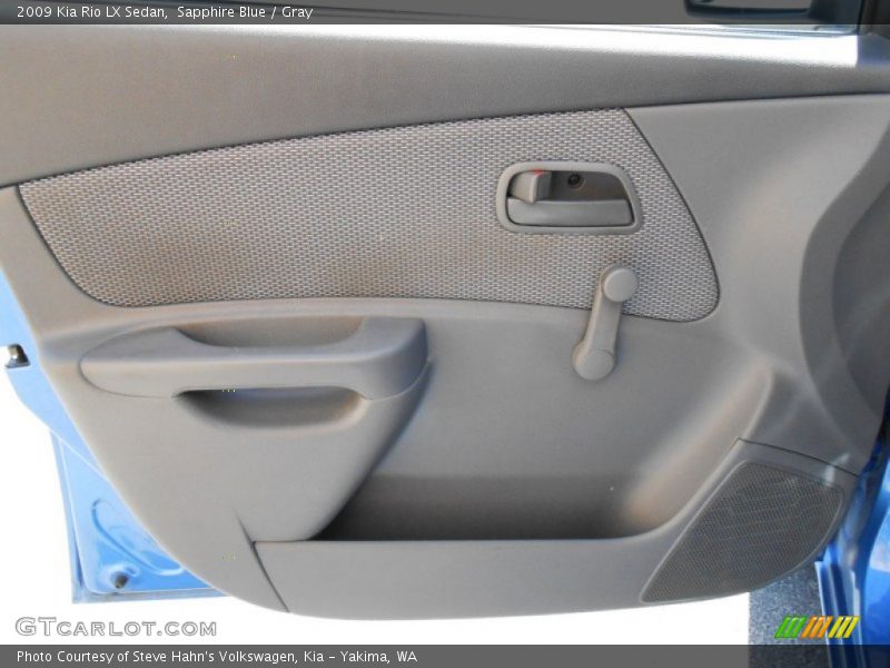 Sapphire Blue / Gray 2009 Kia Rio LX Sedan